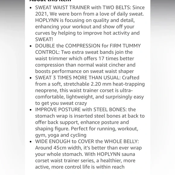 Black Waist Trainer - Picture 5 of 5